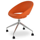 Buy Round Seat Spider 4-Legged Modern Crescent Task Chair | 212Concept