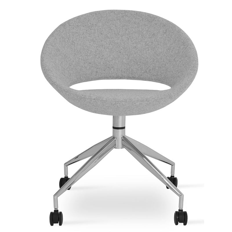Buy Round Seat Spider 4-Legged Modern Crescent Task Chair | 212Concept