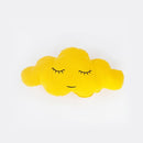 Modern Cloud Shaped Yellow Cotton Pillow | 212Concept