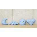 Modern creatures blue pillow  collection