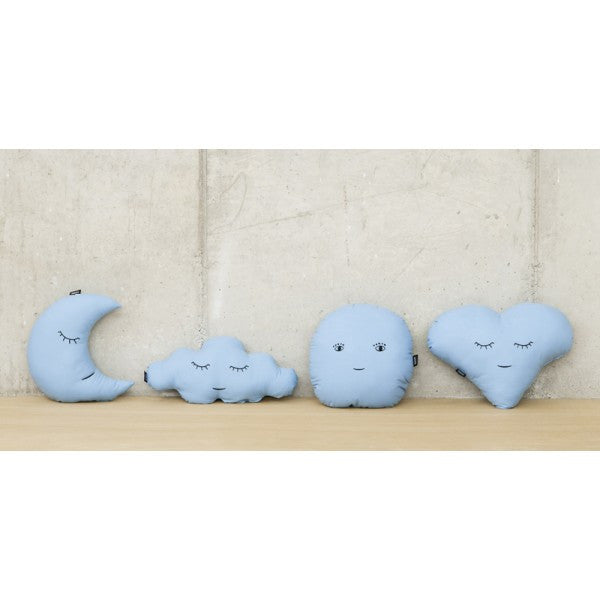 Modern creatures blue pillow collection