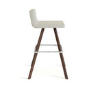 Shop For Leather Upholstered Wooden Dallas Sword Barstool | 212Concept