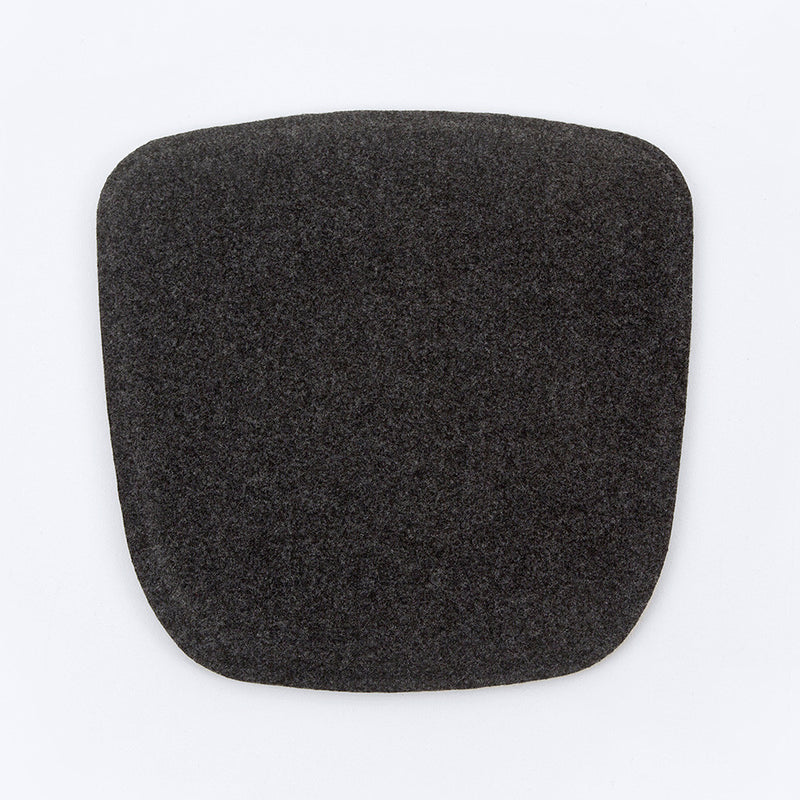 Modern Maharam Kvadrat Wool Seatpad for Kubikoff Armchair Collection dark grey 