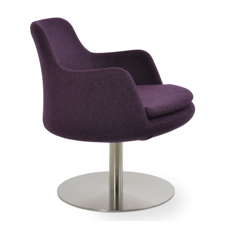 Dervish Round Swivel Lounge Chair
