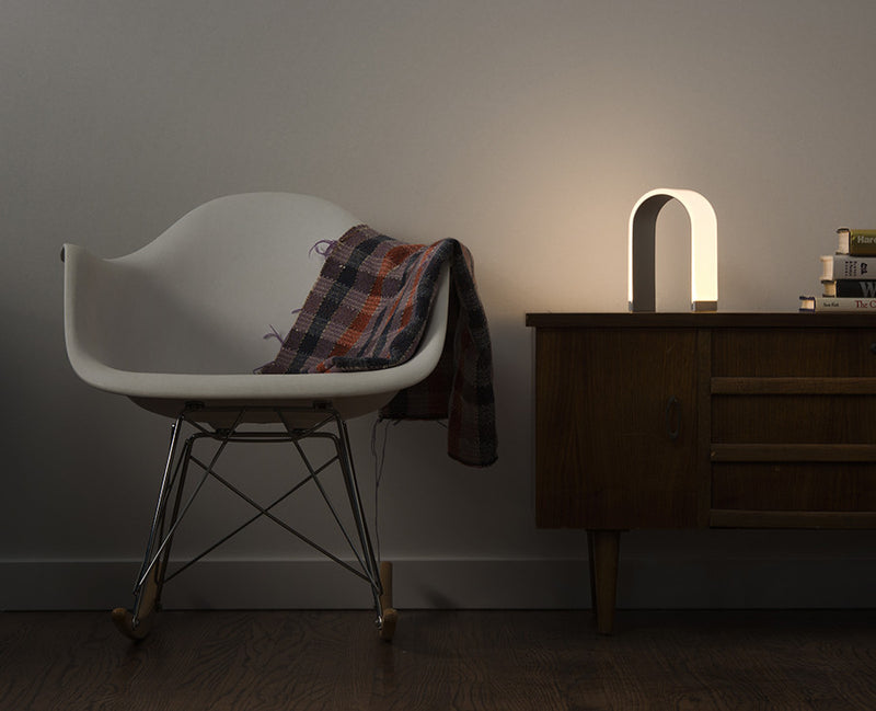 Buy Arch-Shape with Glowing Outer Surface Curvy Lamp | 212Concept