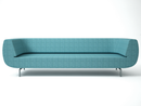 Durgu Modern Three seater sofa in turquoise