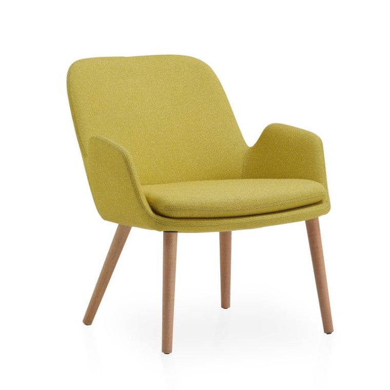 Buy Modern Dowel Wood Legged Daisy Lounge Chair | 212Concept