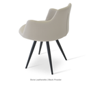 Buy Curvy 4-Legged Steel Base Modern Armchair | 212Concept