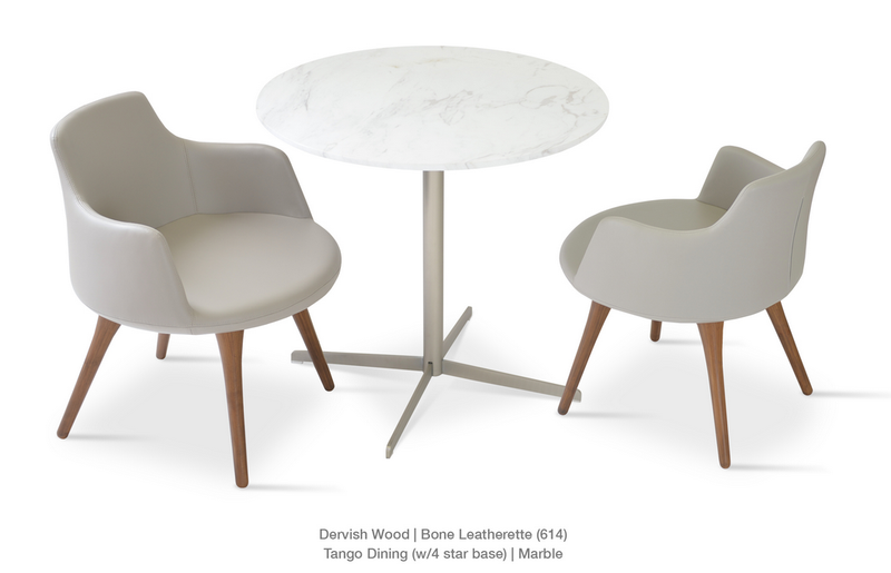 Buy Solid Beech Four-Leg Base Upholstered Armchair | 212Concept