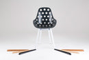 Black Shell Dimple Chair