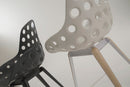 Black and White Slice Dimple Armchairs | 212Concept