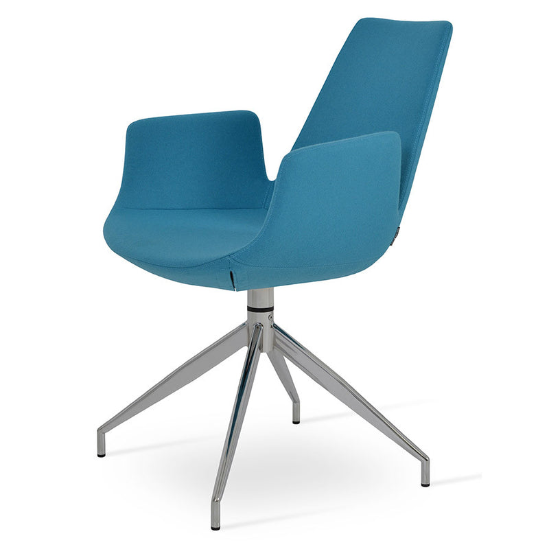 Buy 4-legged Swivel Mid-Century Modern Eiffel Arm Spider Chair | 212Concept