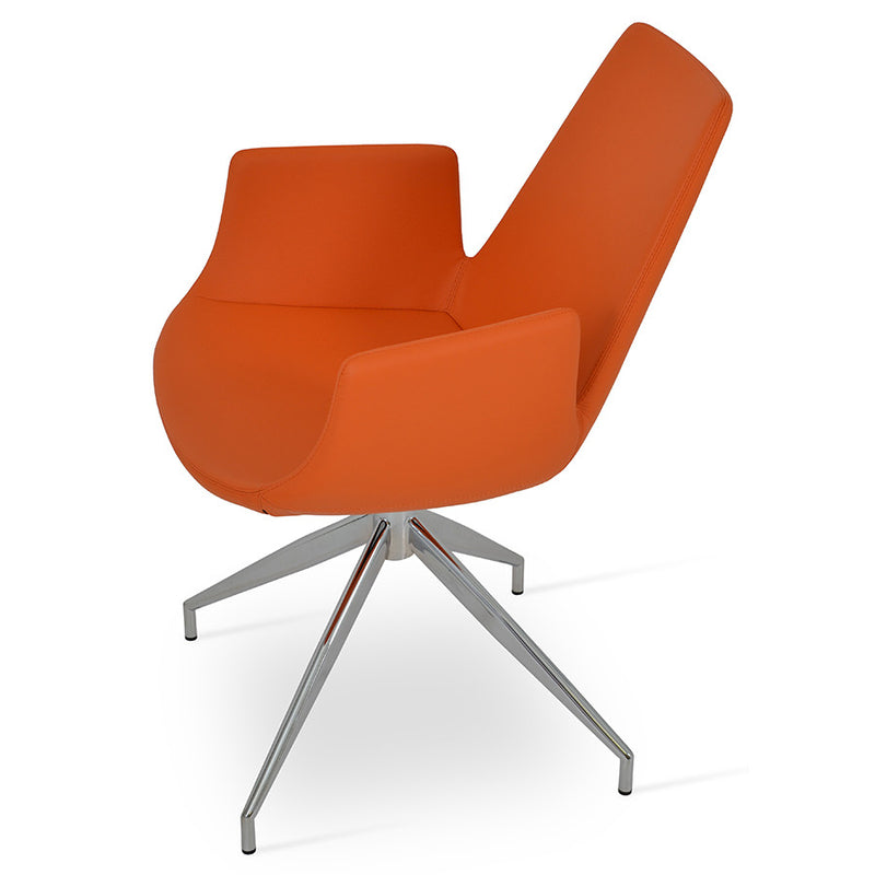 Buy 4-legged Swivel Mid-Century Modern Eiffel Arm Spider Chair | 212Concept