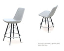 Eiffel stool Light Grey Leatherette