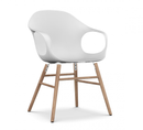 Buy Modern Classic Curvy Wooden Leg Italian Armchair | 212Concept