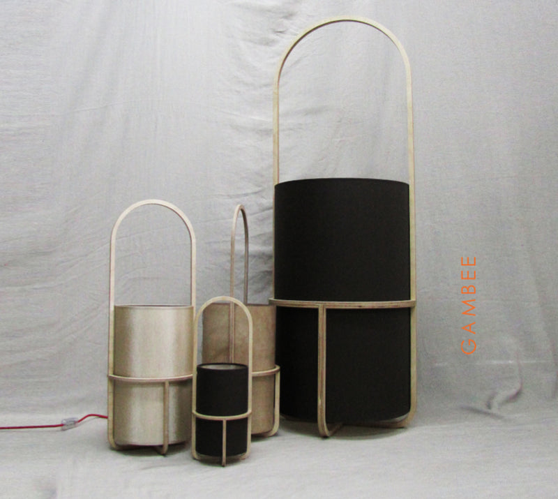 Buy Thin Translucent Plywood Cylinder Shaped Lights | 212Concept