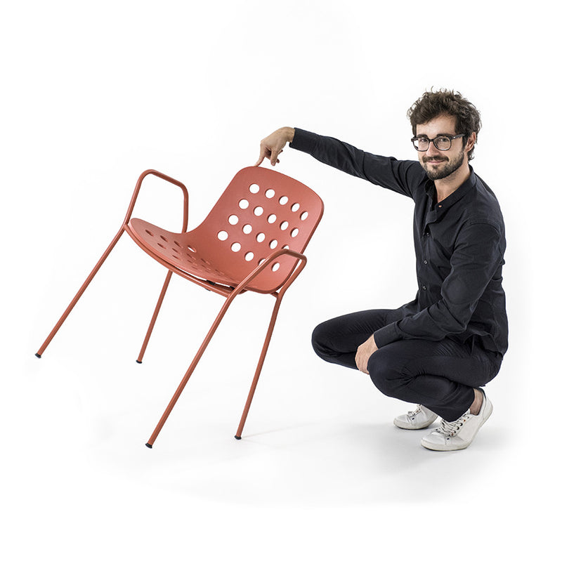 Buy Minimal Light Weight Stackable Italian Outdoor Armchair | 212Concept