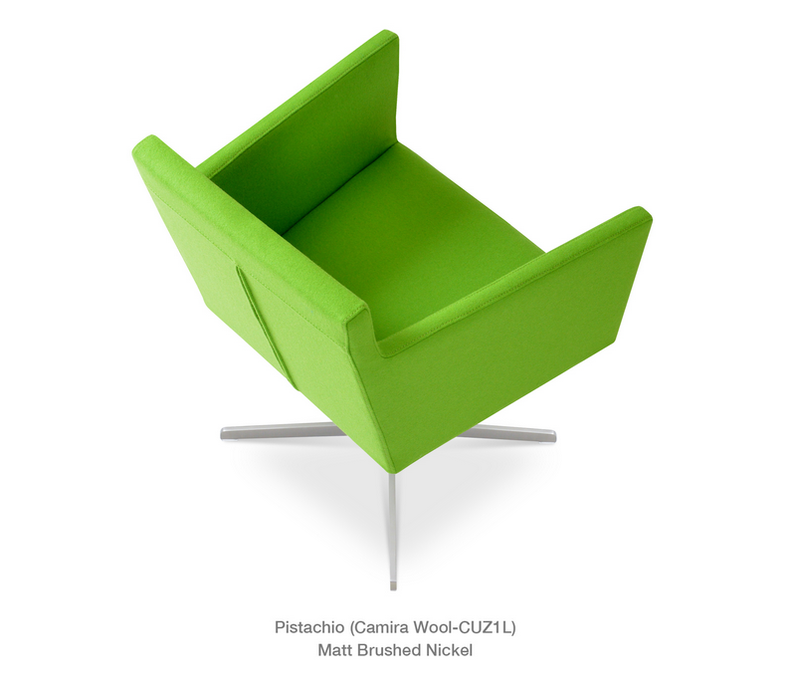 Buy Box Shaped Armchair with Swivel Option | 212Concept