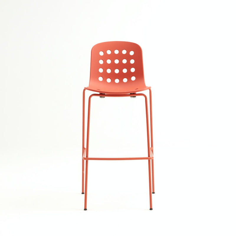 Holi Stackable Barstool Perforated