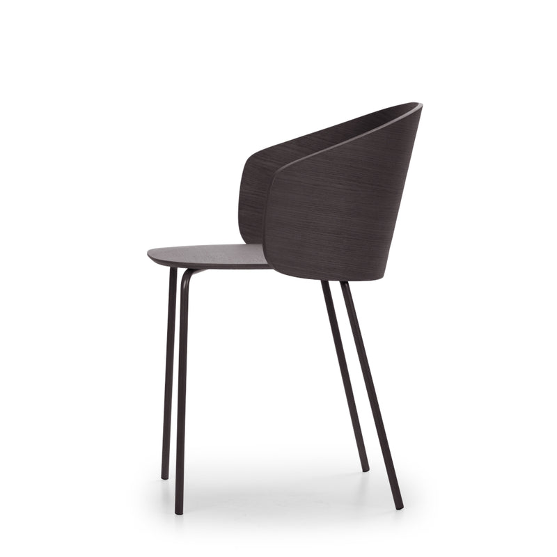 Not Wood Stackable Steel 4 Legs Chair