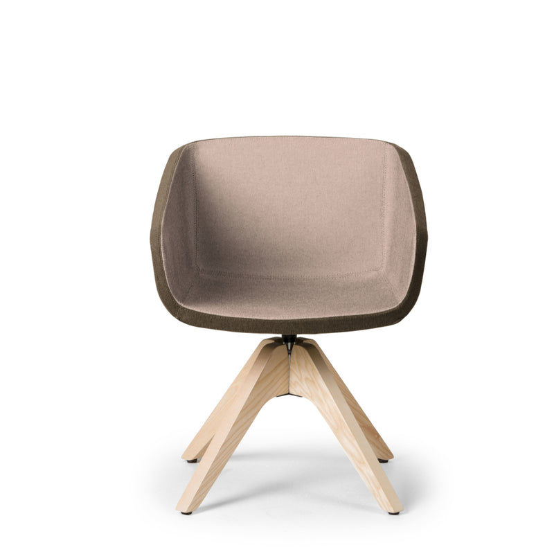 Arca Mini Chair Swivel Wooden Base