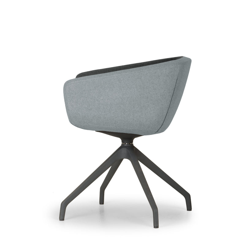 Arca Mini 4-Spoke Polypropylene Swivel Chair