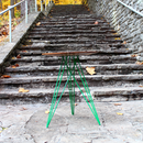 Buy Modern Hudson Side Table in Green Steel Legs | 212Concept