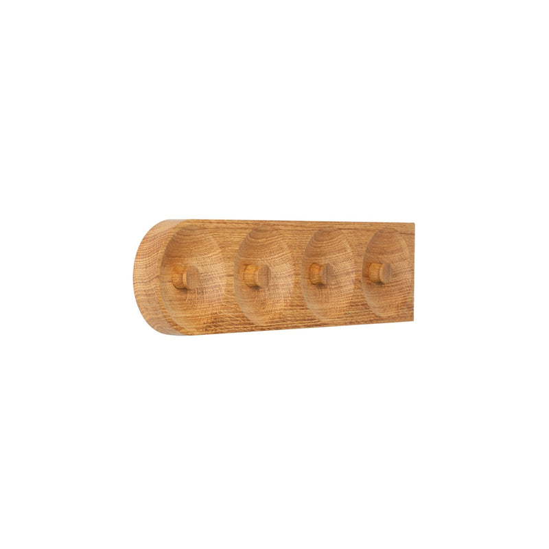 Solid Hook Coat Hanger w/4 Hooks
