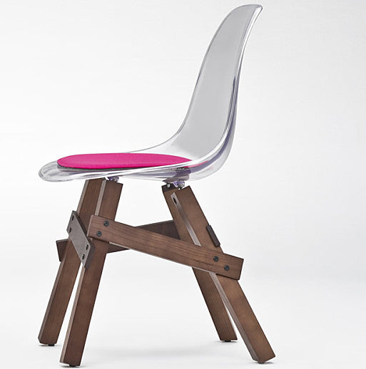 Icon modern dining chair with seat pad