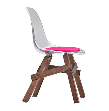 Icon modern dining chair with Walnut Base