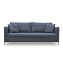 Istanbul modern sofa in dark grey tweed