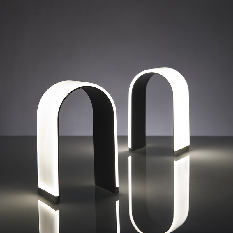 Buy Arch-Shape with Glowing Outer Surface Curvy Lamp | 212Concept
