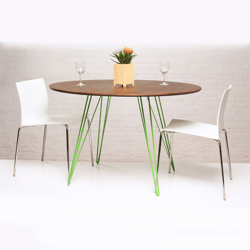 Buy Steel Legged Circle Williams Dining Table | 212Concept