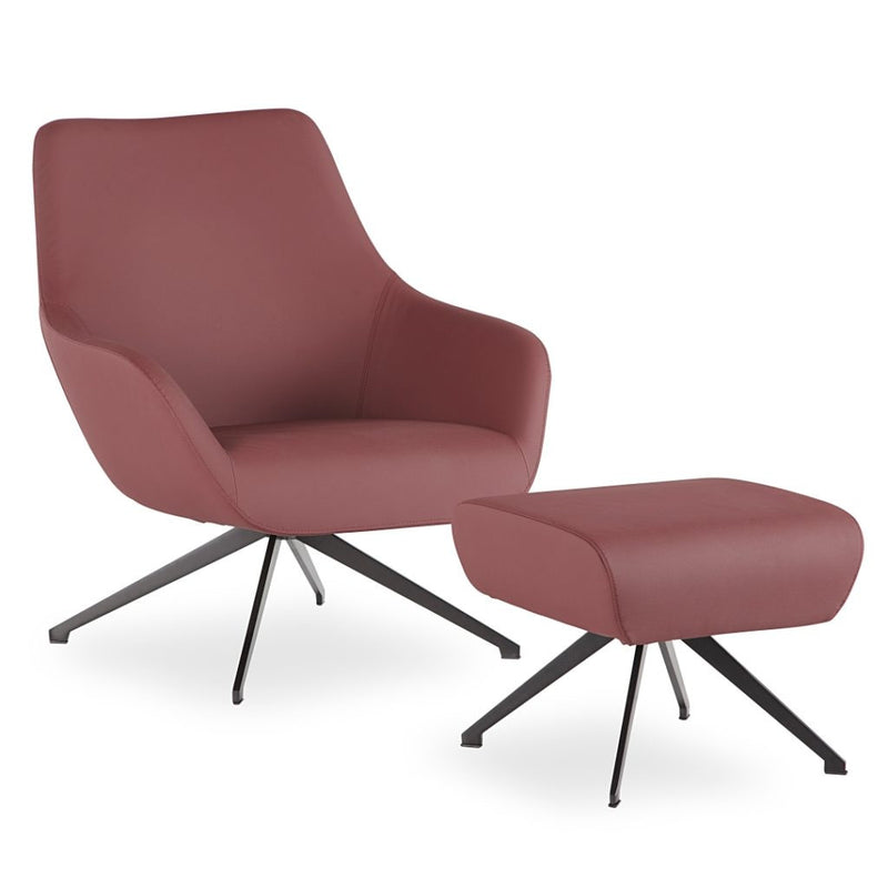 Buy Scandinavian Designed Curvy Lamy Swivel Lounge Chair | 212Concept