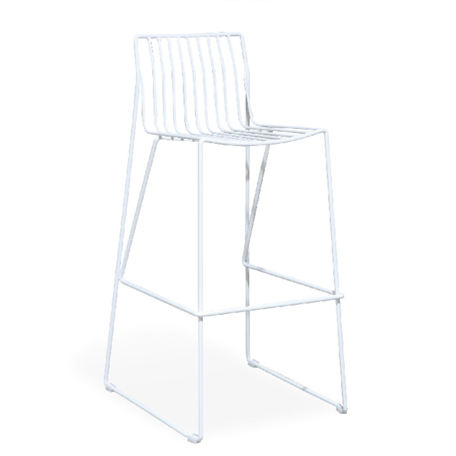 Buy Stainless Steel White Light Weight Kitchen Stool | 212Concept