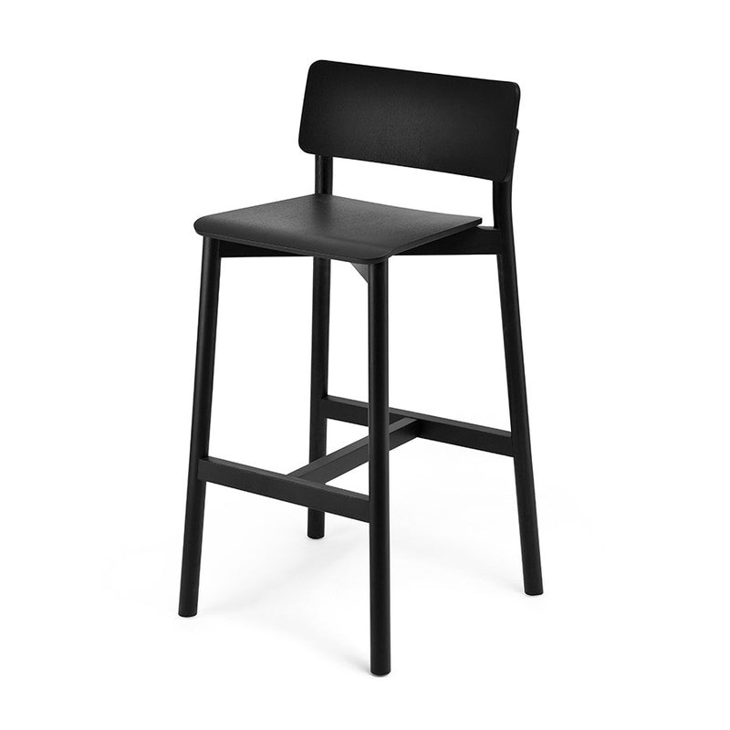 Buy Modern Black Wooden Restaurant Stool | 212Concept