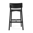 Buy Modern Black Wooden Restaurant Stool | 212Concept