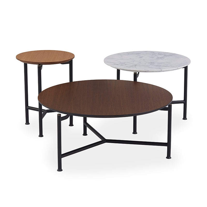 Buy Modern Round Marble Modest Coffee Table Set | 212Concept