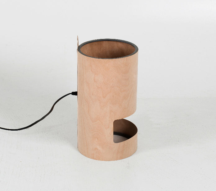 Buy Thin Plywood Cylinder Shaped Table Lamp | 212Concept