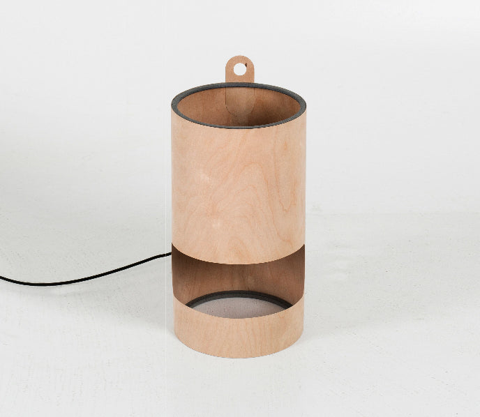 Buy Thin Plywood Cylinder Shaped Table Lamp | 212Concept