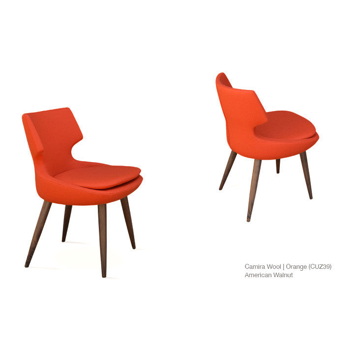 Buy Curvy Modern Wood Legged Patara Chair | 212Concept