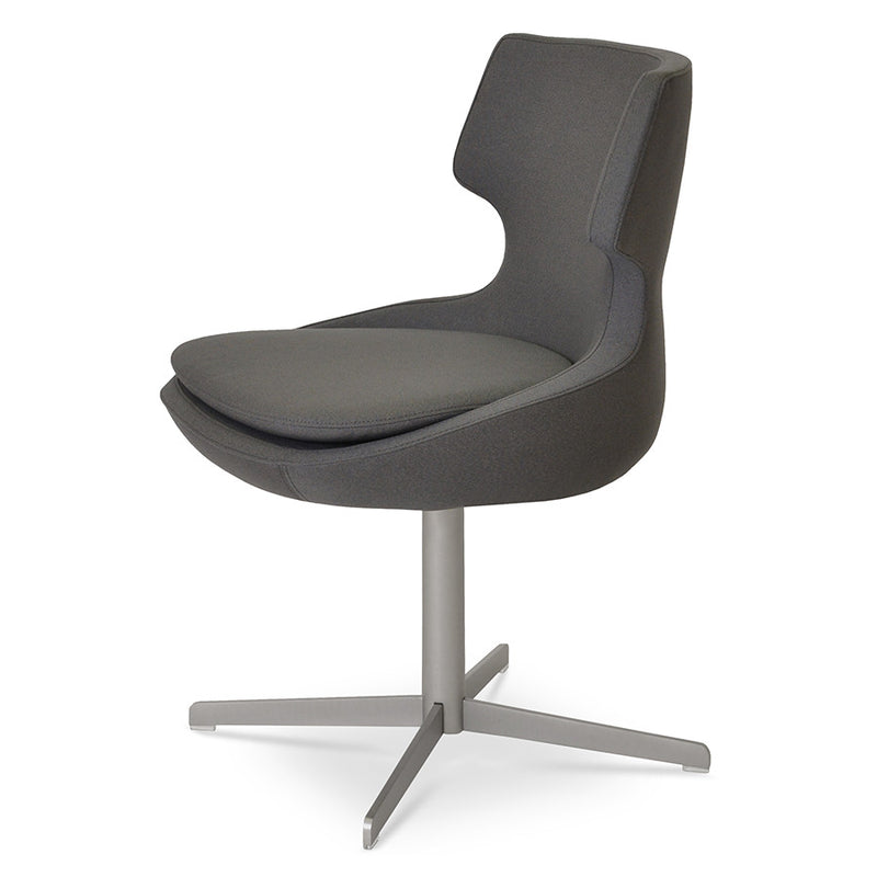 Shop For Grey Patara 4-Star Swivel Chair | 212Concept