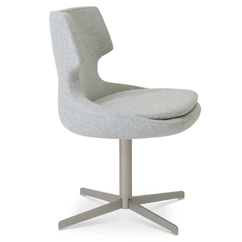 Shop For Silver Patara 4-Star Swivel Chair | 212Concept