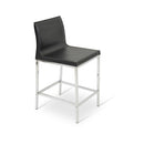 Buy Modern Slim Leather Steel Legged Stool | 212Concept