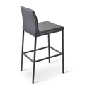 Buy Modern Slim Leather Steel Legged Stool | 212Concept
