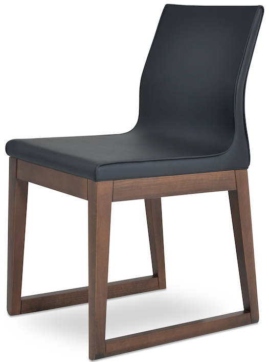 Buy Polo Wooden Sled Base Upholstered Chair | 212Concept