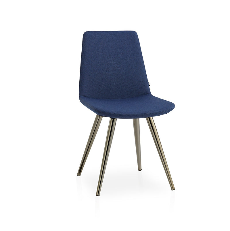 Buy Dowel 4-Legged Pera Upholstered Modern Side Chair | 212Concept