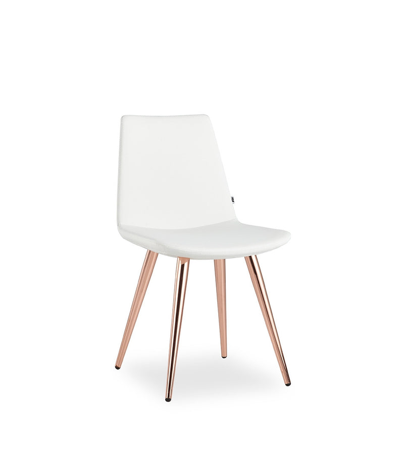 Buy Dowel 4-Legged Pera Upholstered Modern Side Chair | 212Concept