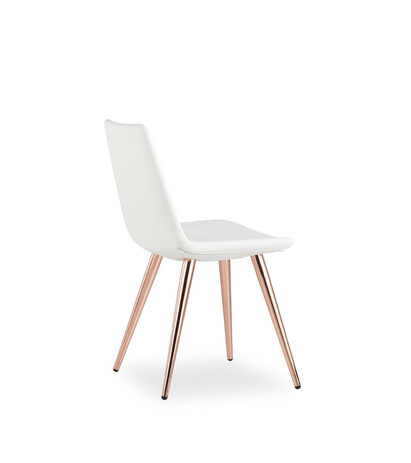 Buy Dowel 4-Legged Pera Upholstered Modern Side Chair | 212Concept