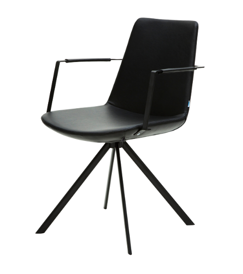 Pera Ellipse Armchair in Black